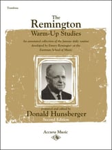 The Remington Warm-Up Studies Second Edition - Trombone cover